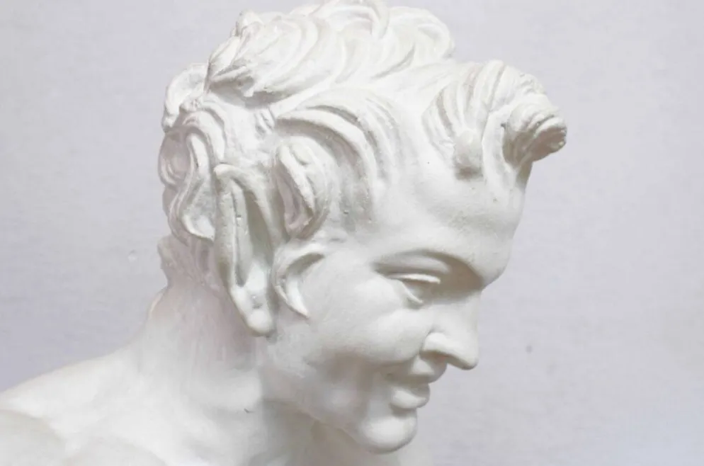 Buste de Faune en plâtre