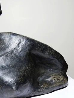 Buste de femme en céramique artisanat d'art, XXe