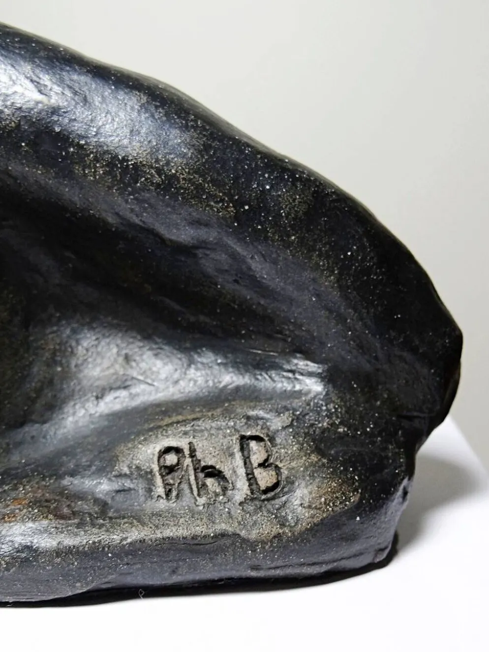 Buste de femme en céramique artisanat d'art, XXe