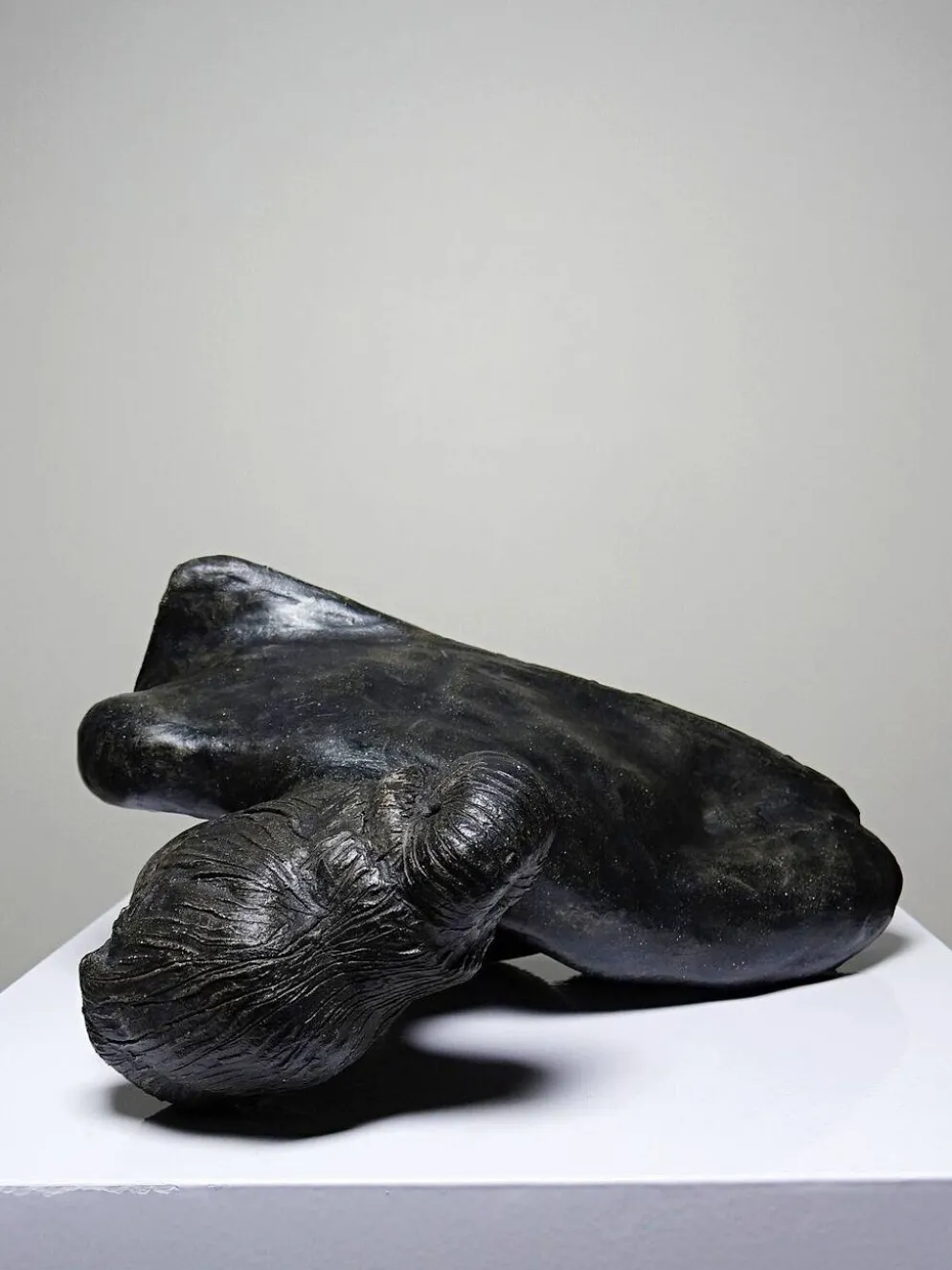 Buste de femme en céramique artisanat d'art, XXe