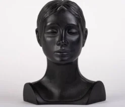 Buste de Femme Sculptural en Argile, Danemark, 1975