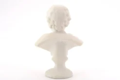 Buste de Homère en poudre de marbre, années 60