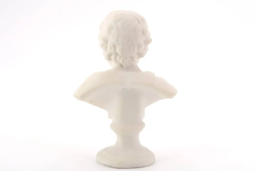 Buste de Homère en poudre de marbre, années 60