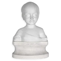 Buste d’enfant en biscuit de limoges – début xxe