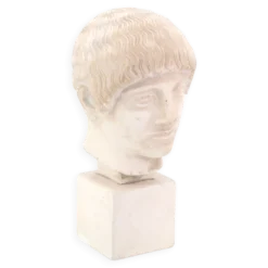 Buste d'homme en plâtre de l'Ephebe blond, années 70
