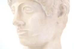 Buste d'homme en plâtre de l'Ephebe blond, années 70