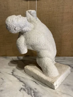 Buste d'homme, étude en plâtre