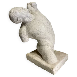 Buste d'homme, étude en plâtre