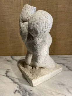 Buste d'homme, étude en plâtre