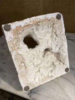 Buste d'homme, étude en plâtre