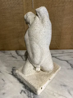 Buste d'homme, étude en plâtre