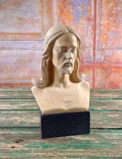 Buste du Christ signé A. Giannelli sculpture italienne ancienne