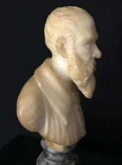 Buste en albâtre fin XIXème siècle, Italie