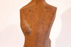 Buste en ceramique scandinave 1970