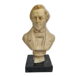 Buste en cire du compositeur Frédéric Chopin, 16 cm
