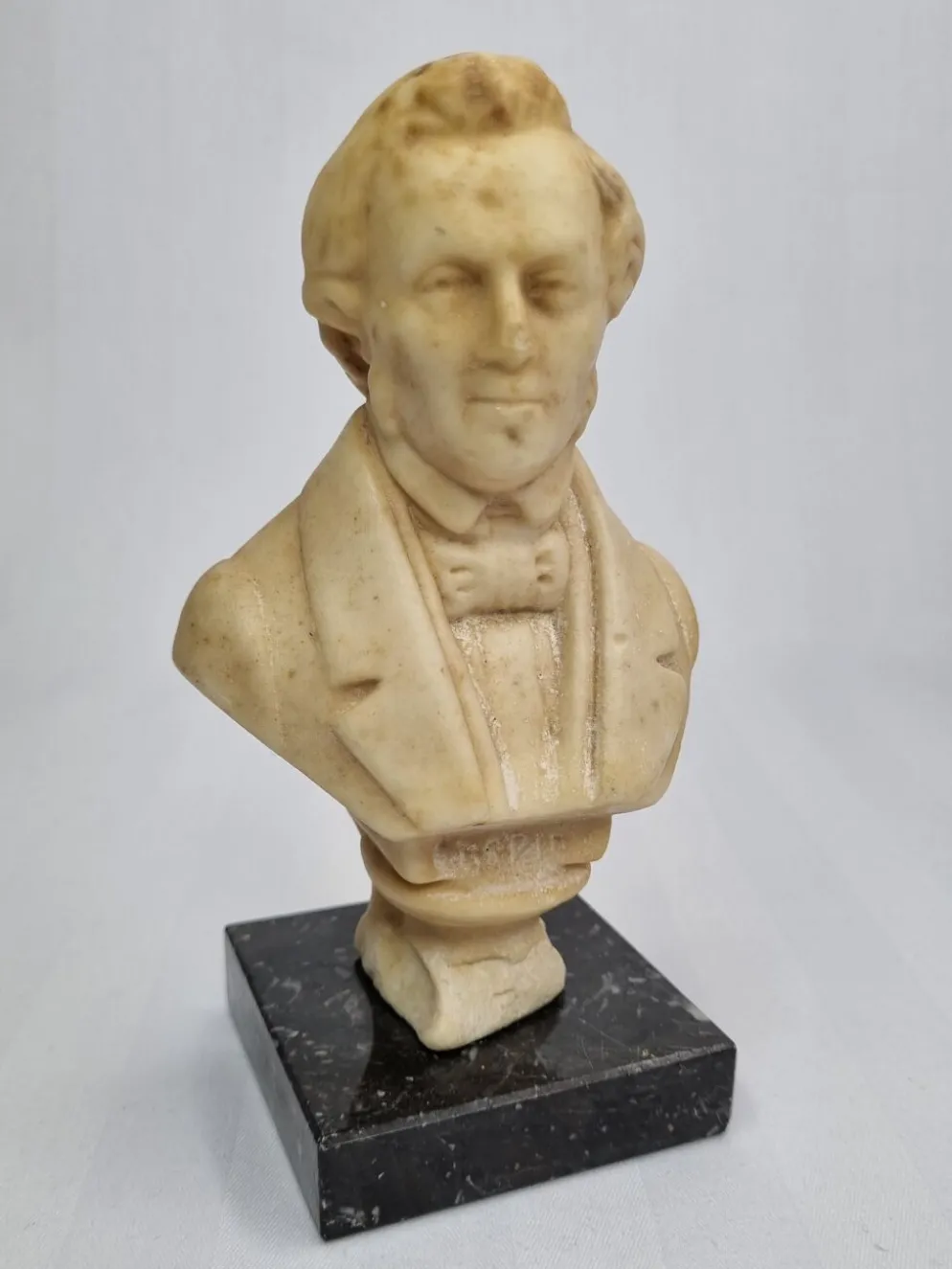 Buste en cire du compositeur Frédéric Chopin, 16 cm