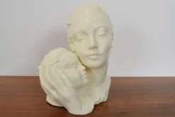 Buste en céramique Art Déco en 1938