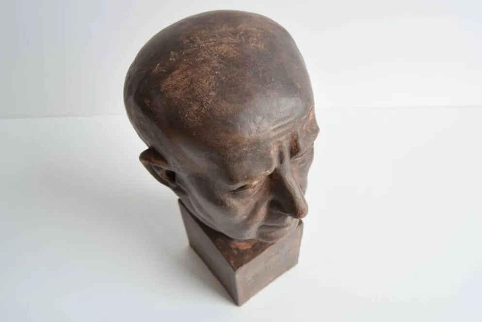 Buste en céramique de Jan Masaryk, vers 1950