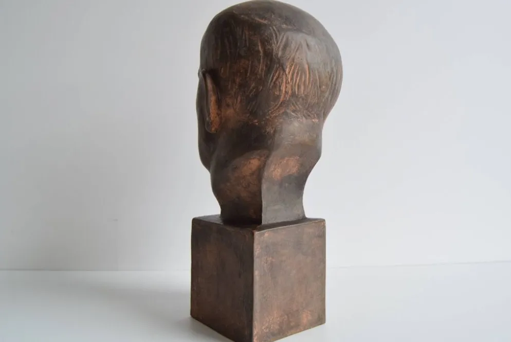 Buste en céramique de Jan Masaryk, vers 1950