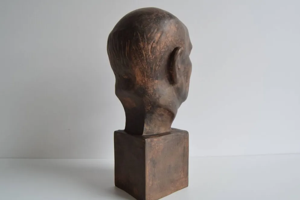 Buste en céramique de Jan Masaryk, vers 1950