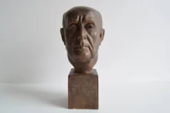 Buste en céramique de Jan Masaryk, vers 1950