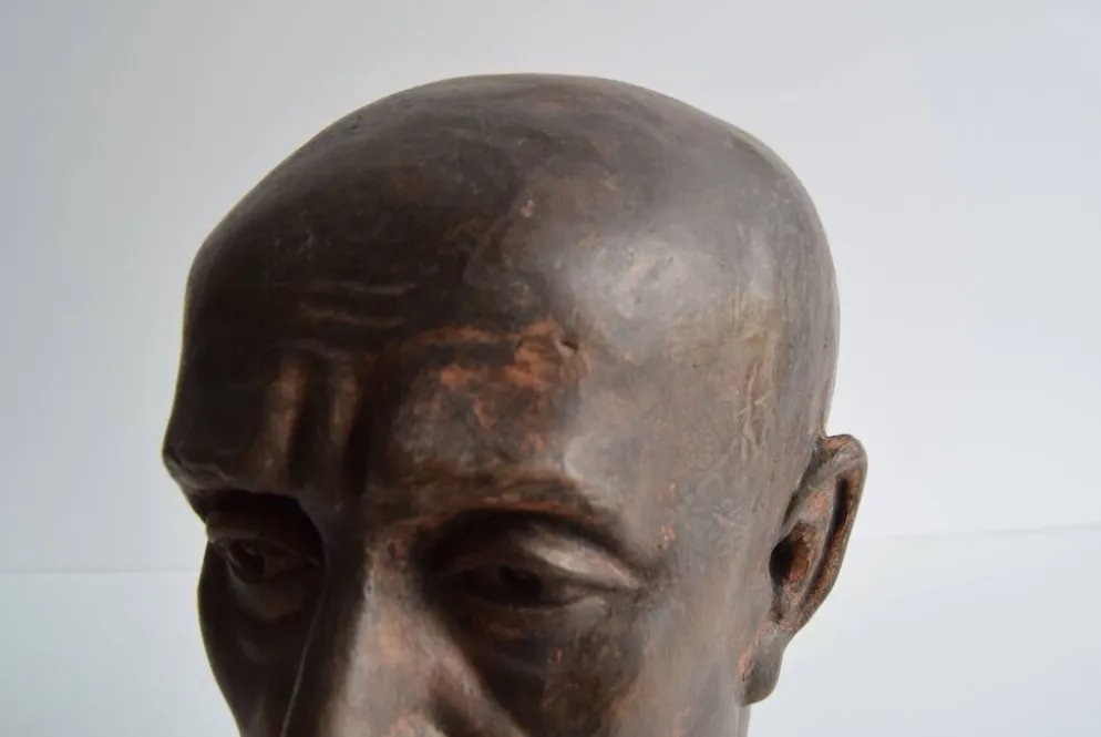 Buste en céramique de Jan Masaryk, vers 1950