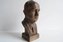 Buste en céramique du docteur Edvard Beneš, vers 1950