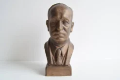 Buste en céramique du docteur Edvard Beneš, vers 1950