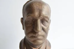Buste en céramique du docteur Edvard Beneš, vers 1950