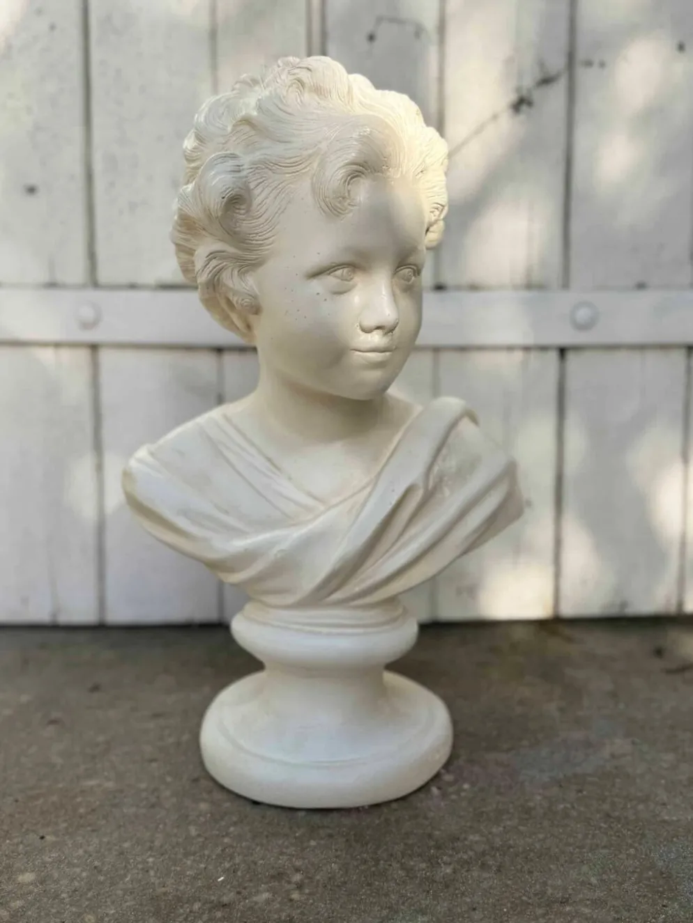Buste en plâtre