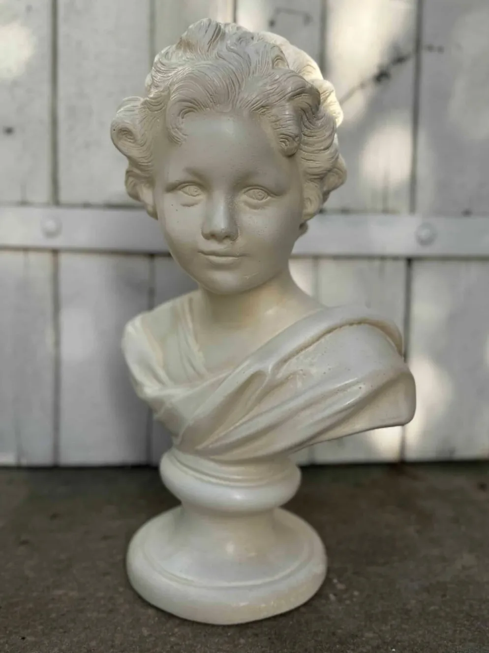 Buste en plâtre
