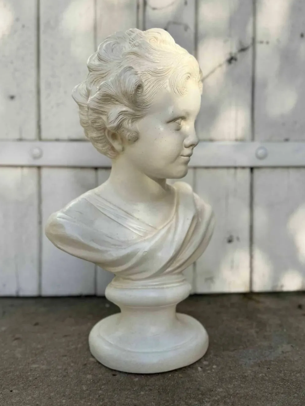 Buste en plâtre