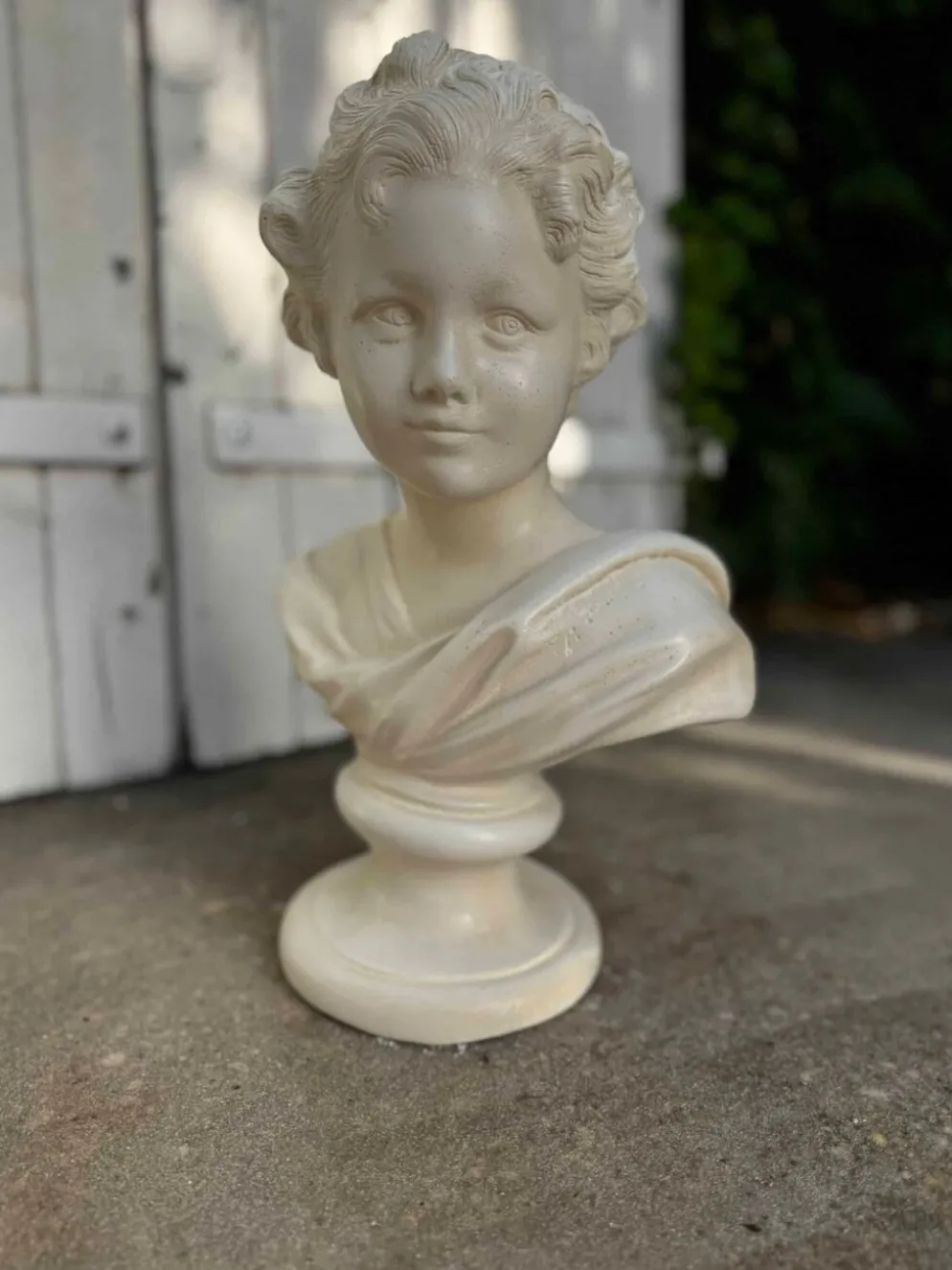 Buste en plâtre