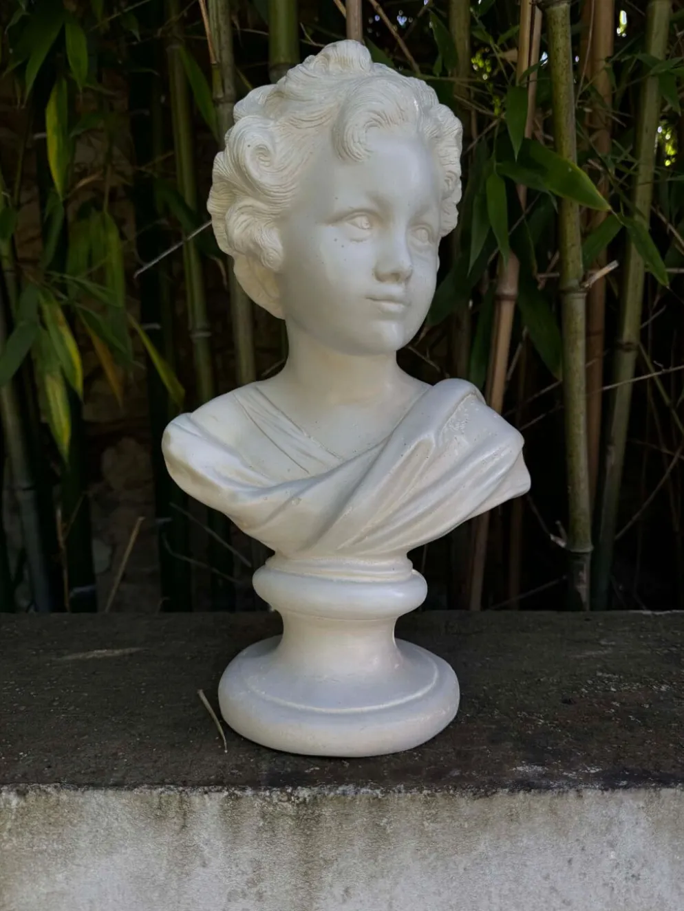 Buste en plâtre