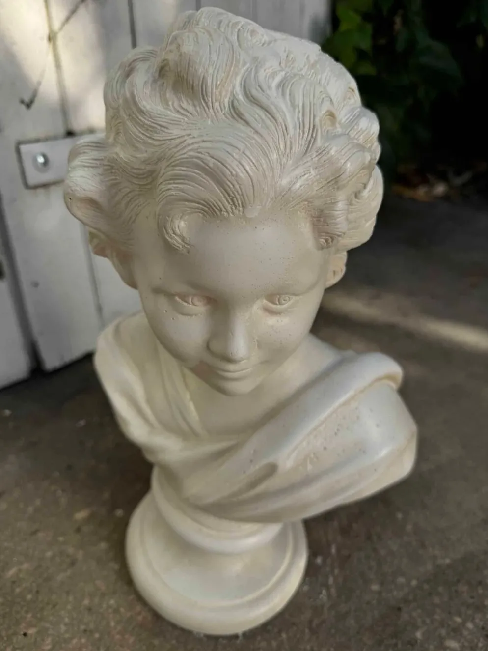 Buste en plâtre