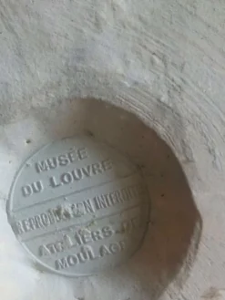 Buste en plâtre