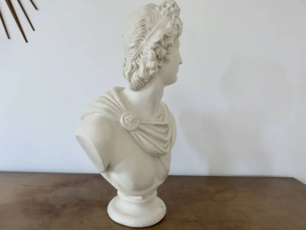 Buste en plâtre "Apollon", début XXème