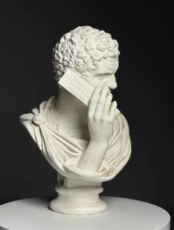 Buste en plâtre de Caracalla appelant