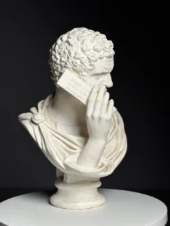 Buste en plâtre de Caracalla appelant
