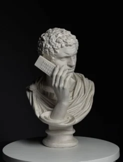 Buste en plâtre de Caracalla appelant