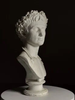 Buste en plâtre de l'empereur Auguste