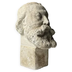 Buste en plâtre tête classique
