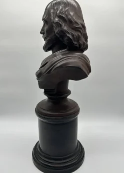 Buste en terre cuite de Shakespeare par Rudolf Uffrecht