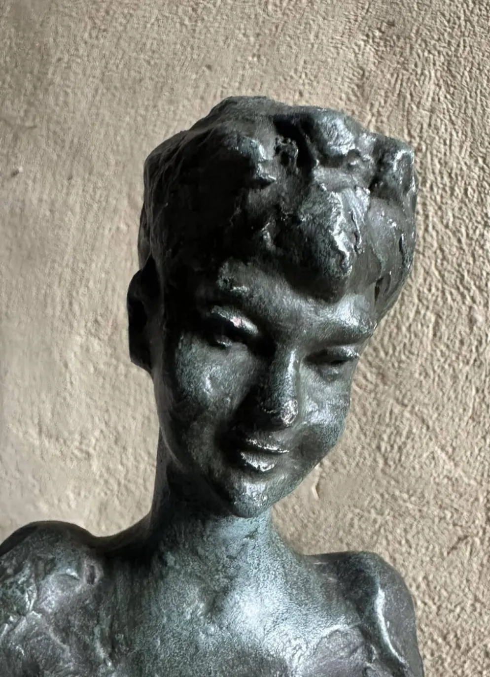 Buste femme signé Ernest Patris, (1909-1981)