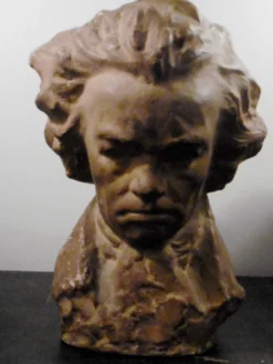 Buste ludwig beethoven terre cuite signée guero