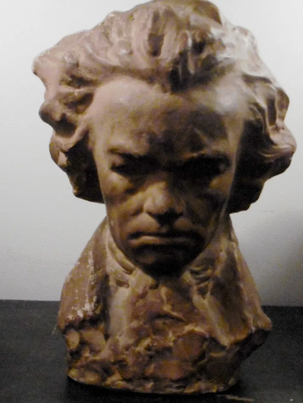 Buste ludwig beethoven terre cuite signée guero