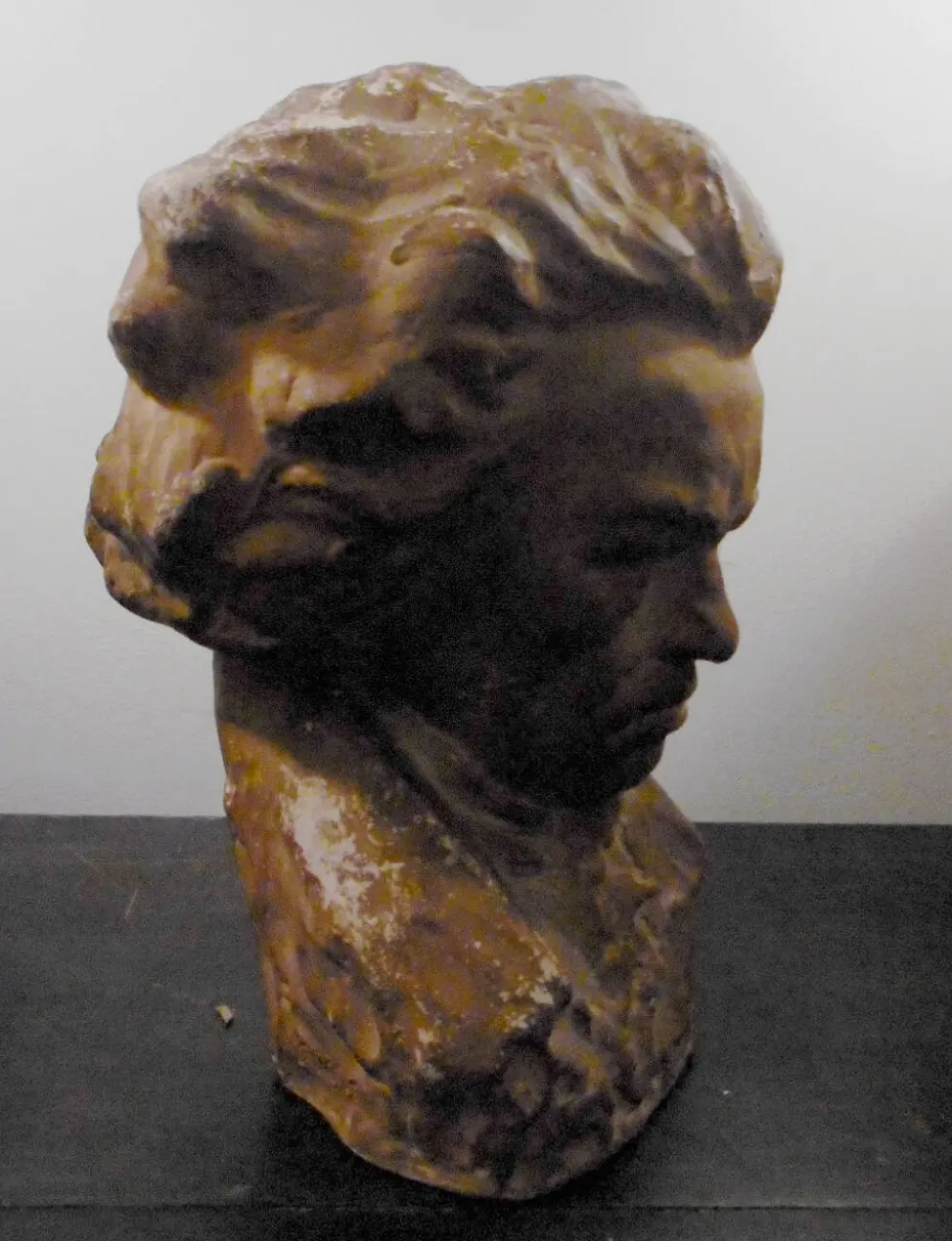 Buste ludwig beethoven terre cuite signée guero