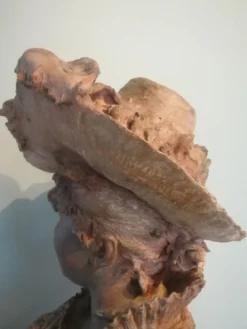 Buste signé D. Van Den Bossche en terre cuite