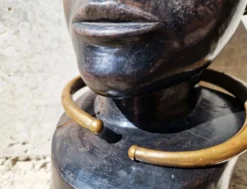 Buste tribal africain en ébène
