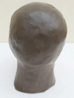 Buste tête homme terre cuite